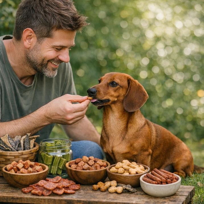 Mejores Snacks y Premios Saludables para Teckel 2026